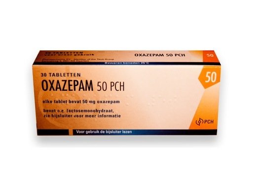OXAZEPAM 50MG 30 TABLETTEN - Afbeelding 2